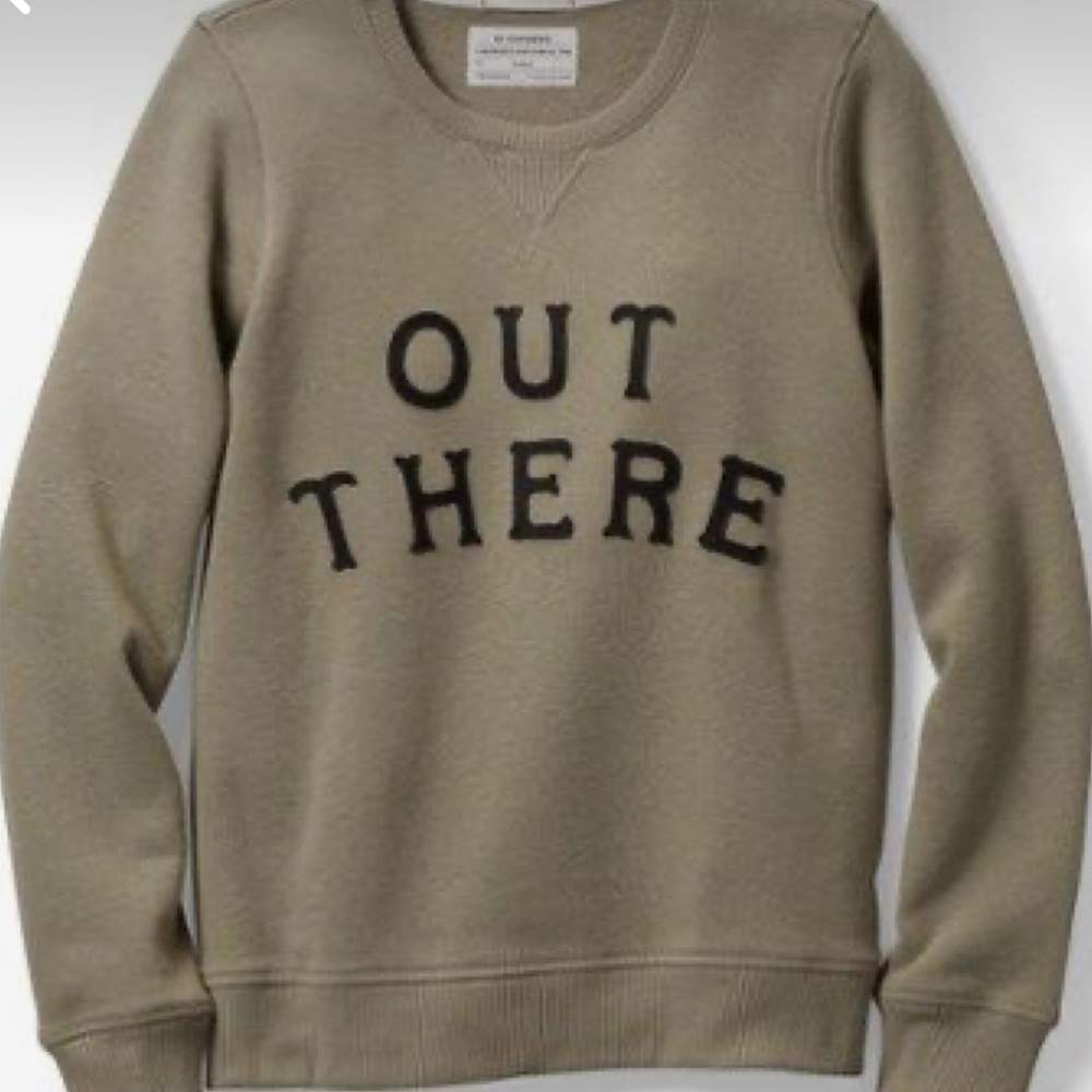 REI Woman’s Co-op Out There Graphic Fleece Sweatshirt “Out There”